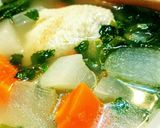 簡単で美味しい白菜のミルクスープ作り方6写真