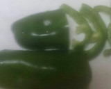 簡単レンジでピーマンのおひたし弁当用作り方1写真