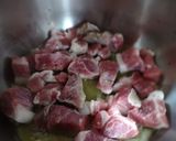 豚肉とミックスビーンズのトマトパスタ作り方3写真