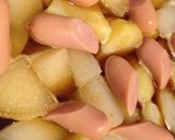 簡単☆じゃがいもと大根とウインナーの煮物作り方4写真
