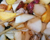 豚と薩摩芋と大根で簡単ウマい大皿おかず!作り方1写真