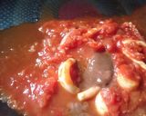 いかとワタのトマトクリームパスタ作り方14写真