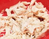 鶏ささみとアボカドのわさびにんにく和え作り方2写真