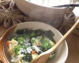 梅としめじの雑炊作り方5写真