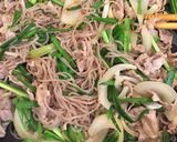 ◉糸蒟蒻のオイスターソース焼きそば◉作り方3写真