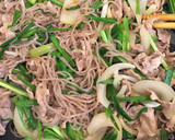 ◉糸蒟蒻のオイスターソース焼きそば◉作り方3写真