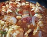 適当な鶏肉とトマトのチーズグラタン作り方3写真