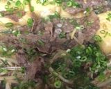 揚げ豆腐と牛肉の中華すき焼き風作り方5写真