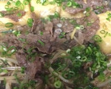 揚げ豆腐と牛肉の中華すき焼き風作り方5写真