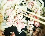 簡単＊豚バラしゃぶ肉と玉ねぎのポン酢炒め作り方2写真