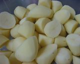 ツナで肉じゃが・・・もりもりカレー味作り方1写真