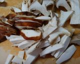 きのこと白菜 鶏むね肉の味噌ケチャ煮込み作り方2写真