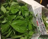 お庭のバジルで簡単バジルソース作り方1写真