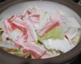 豚バラ白菜鍋作り方1写真