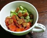 スパムで即席、カフェオレボールロコモコ作り方2写真