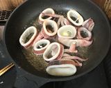イカバター鰤焼きガーリックライスプレート作り方3写真