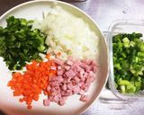 普通のチャーハン☆作り方1写真