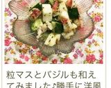 長芋、お好きな海鮮夏野菜でコロコロ酢の物作り方11写真