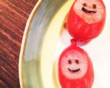だるまさん☆ソーセージ☆作り方2写真