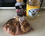 材料2つ♬サクサクから揚げ作り方1写真