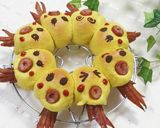 タコさんウィンナーのちぎりパン作り方8写真