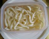 キノコのガーリックバター醤油うどん♪作り方2写真