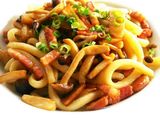 キノコのガーリックバター醤油うどん♪作り方6写真