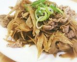 ゴボウとこんにゃくの煮物作り方5写真