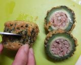 ゴーヤの肉詰めイタリアン作り方8写真