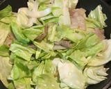 ねぎ塩だれで☆豚バラキャベツ丼。作り方6写真