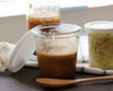 水菜とごぼうのデリ風サラダ作り方1写真
