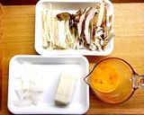 大根とキノコの酸辣湯風スープ作り方2写真