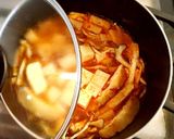 大根とキノコの酸辣湯風スープ作り方4写真