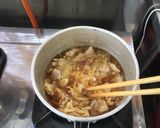 生姜たっぷり鶏肉のかきたまうどん作り方4写真