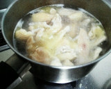 おつまみに♪やみつき鶏皮の生姜甘辛煮。作り方2写真