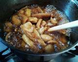 おつまみに♪やみつき鶏皮の生姜甘辛煮。作り方5写真