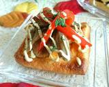 秋鮭と舞茸のカレー風味❤油揚げカナッペ作り方5写真