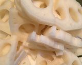 簡単さっぱり♪鶏肉とレンコンのポン酢煮作り方1写真