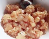 大葉巻き鶏胸肉と豆腐のつくね作り方1写真