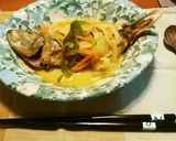 揚げ魚のココナツカレースープ作り方11写真