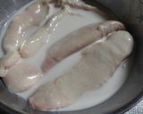 鮭の白子の天麩羅♪蓮根添え作り方1写真