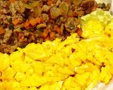 野菜たっぷり豚そぼろ＆卵そぼろ☆作り方7写真