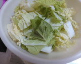 白菜と厚揚げの煮浸し作り方1写真
