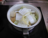白菜と厚揚げの煮浸し作り方2写真