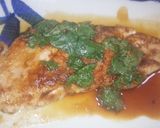 シイラのムニエル　大葉にんにく醤油がけ作り方4写真