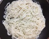余った素麺活用レシピ☆素麺ピッツア☆作り方3写真