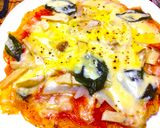 余った素麺活用レシピ☆素麺ピッツア☆作り方8写真