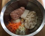 ふわふわレンコン豆腐バーグ作り方2写真