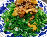 牛肉と九条ネギでデパ地下みたいな盛り付け作り方13写真