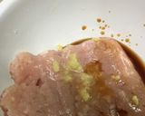 鶏ミンチのれんこんバーグ　with　海苔作り方2写真